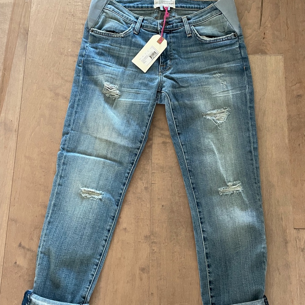 Hatch maternity boyfriend jean